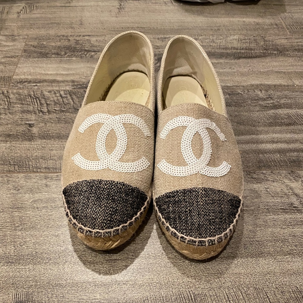 Chanel canvas espadrilles